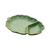 FOLHA DECORATIVA DE CERAMICA BANANA LEAF VERDE 26,5x20x4cm