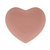 CORACAO DECORATIVO DE CERAMICA HEART ROSA 19x18x2cm - comprar online