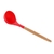 CONCHA DE SILICONE C/CABO DE BAMBU CHARMY VERMELHO 31cm