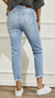 Jeans chupín con flecos azul claro 12U1300 Utzzia - comprar online