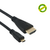 CABLE MICRO HDMI A HDMI 1M