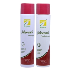 Kit Nutriflora Jaborandi Shampoo Condicionador Antiqueda