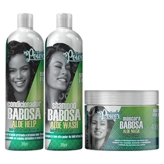 Kit Soul Power Aloe Babosa Shampoo Condicionador Mascara