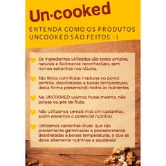 Kit Uncooked 6 Snacks de Pistacchio Pistache Vegano 30g - Beleza Marcante Cosméticos