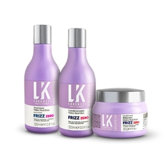 Kit Lokenzzi Frizz Zero Shampoo + Condicionador + Máscara