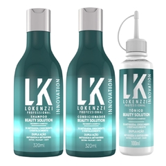 Kit Lokenzzi Beauty Solution Shampoo Condicionador Tonico