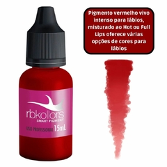 Kit Rbkollors 2 Pigmento Orgânico Para Lábios Red Life 15ml na internet