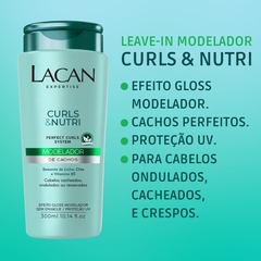 Kit Lacan Curls e Nutri Sh Cond Modelador Spray Masc Cachos - Beleza Marcante Cosméticos
