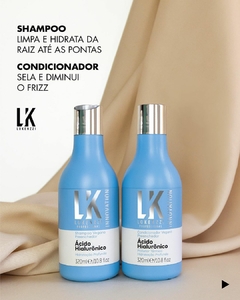 Kit Lokenzzi Acido Hialuronico Shampoo Cond Spray Power Dose - Beleza Marcante Cosméticos