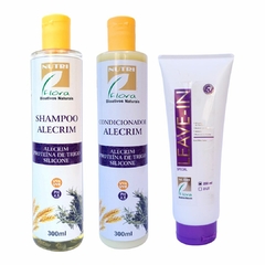 Kit Nutriflora Alecrim Shampoo + Condicionador + Leave-in