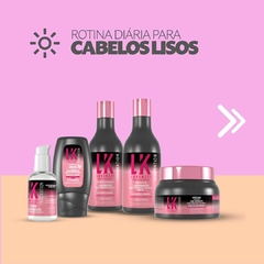 Kit Lokenzzi Liso Perfeito Shampoo + Cond + Mascara + Serum - comprar online