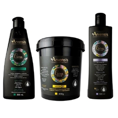 Kit Arvensis Cachos Condicionador + Mascara 2x1 + Ativador de Cachos Ondulados 500ml