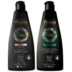 Arvensis Kit Cachos Naturais Shampoo 300ml + Condicionador 300ml