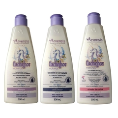 Kit Arvensis Cachinhos Shampoo + Condicionador + Ativador Cabelos Ondulados