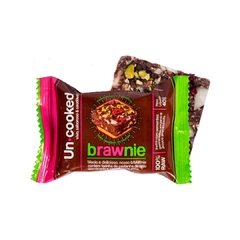 Kit Uncooked 6 Brawnie Brownie Vegano Sem Açucar 40g - comprar online