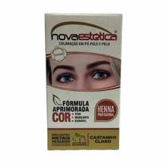 Henna Para Sobrancelha Castanho Claro Nova Estética 2,5g