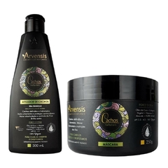 Kit Arvensis Cachos Naturais Crespos e Crespíssimos Ativador e Máscara