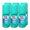 Kit Roll Droll 6 Desodorante Roll-on 44ml Unscented Azul
