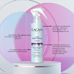 Kit Lacan Liss Progress Shampoo Cond Leave In Spray Mascara - loja online