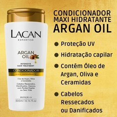 Kit Lacan Argan Oil Sh + Cond + Leave-in + Masc + Sérum 30ml na internet