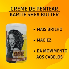 Creme De Pentear Karite Shea Butter Cream Soul Power 800g na internet
