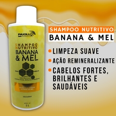 Shampoo Nutritivo Banana E Mel Paiolla 1l Cabelos Fortes na internet