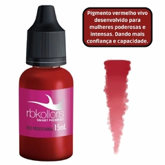 Pigmento Orgânico Rbkollors Para Lábios Red Sand 15ml - comprar online