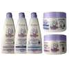 Kit Cachinhos Naturais Arvensis Shampoo + Condicionador + Ativador + Máscara + Creme 2x1