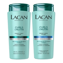 Kit Lacan Curls e Nutri Shampoo + Condicionador 300ml Cachos