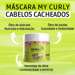 Kit Paiolla My Curly Sh + Ativador 300ml + Masc Cachos 500g - Beleza Marcante Cosméticos