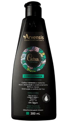 Kit Cachos Arvensis Shampoo + Condicionador + Ativador Crespos + Mascara 2x1 + Geleia Alta Fixação - Beleza Marcante Cosméticos