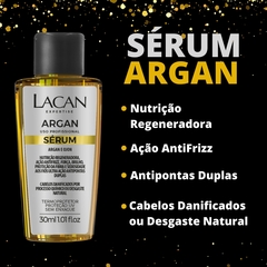 Imagem do Kit Lacan Argan Oil Sh + Cond + Leave-in + Masc + Sérum 30ml