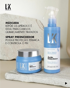 Kit Lokenzzi Acido Hialuronico Shampoo Cond Spray Mascara - loja online