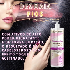 Shampoo Antifrizz Selagem Desmaia Fios Headline 1l na internet