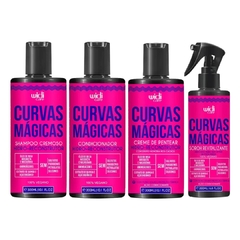 Kit Widi Care Curvas Magicas Shampoo + Cond + Creme + Soroh