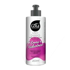 Kit Gota 7 Ervas E Hialurônico Shampoo Condicionador Creme - Beleza Marcante Cosméticos