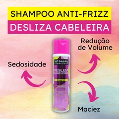 Shampoo Anti-frizz Desliza Cabeleira Soft Beauty Softfix 300ml na internet