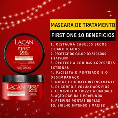 Mascara De Tratamento First One Lacan 300g 10 Beneficios - Beleza Marcante Cosméticos