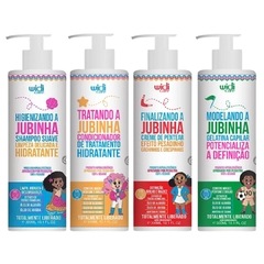Kit Widi Care Jubinha Shampoo Cond Creme Crespo Gelatina