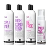 Kit Curly Care Shampoo Condicionador Leave-in Leve Mousse