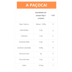 Kit Uncooked 6 Paçocas Doce Sem Açucar Glutem Lactose 20g - Beleza Marcante Cosméticos