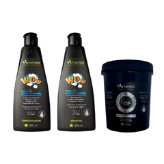 Kit Arvensis Shampoo E Condicionador Wow + Geleia Suave 450g