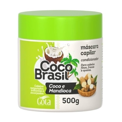 Kit Gota Coco e Mandioca Shampoo + Condicionador + Máscara - Beleza Marcante Cosméticos
