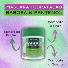 Mascara Hidratação Babosa E Pantenol Soft Beauty 400g na internet