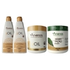 Kit Arvensis Tec Oil Shampoo Cond Masc + Masc Hidratação