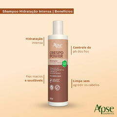 Kit Apse Crespo Power Shampoo Condicionador Creme Máscara - comprar online