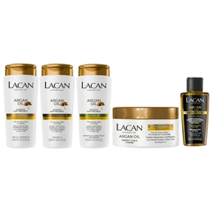 Kit Lacan Argan Oil Sh + Cond + Leave-in + Masc + Reparador