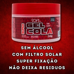 Gel Super Cola Super Fixação Sem Residuos Soft Fix 240g na internet