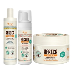 Kit Apse África Baobá Co Wash Mousse Máscara Restauradora