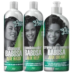 Kit Soul Power Aloe Babosa Shampoo Cond Creme de Pentear - loja online